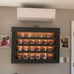 heat pump indoor unit above home display